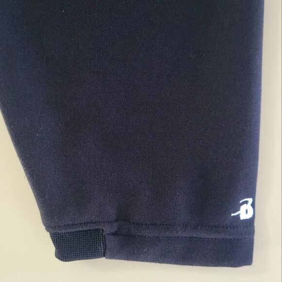 Badger Men's Athletic Black and Gray Qtr-Zip Long Sleeve Pullover - Picture 8 of 11